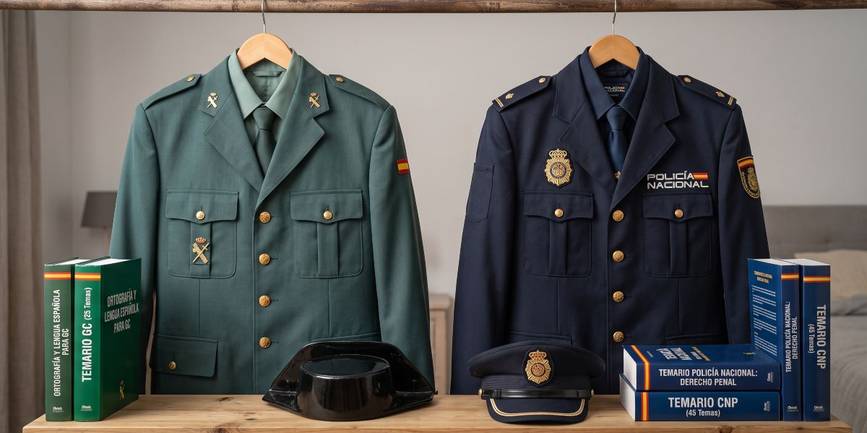 Guardia Civil o Policía Nacional: qué oposición elegir en 2026